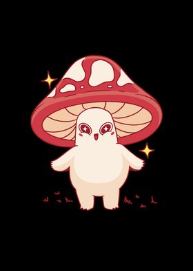 Kawaii mushroom character