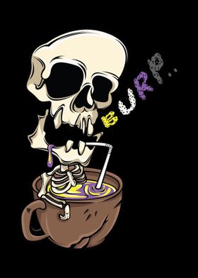 Skeleton Coffee Nonbinary