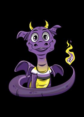 Nonbinary Pride Dragon