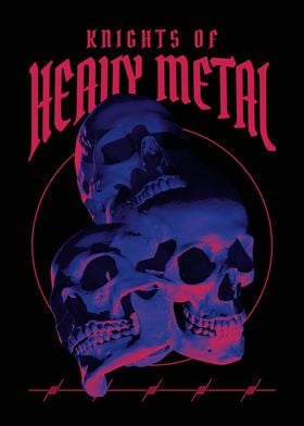 Heavy metal metalhead rock