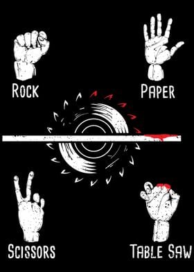 Rock Paper Scissors Table 