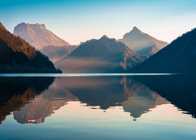 Sunrise at Lake Traunsee