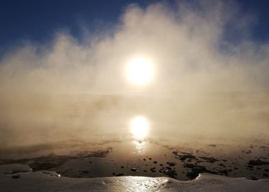 Iceland geyser