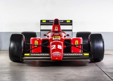 F1 Ferrari F1 89 Race Car