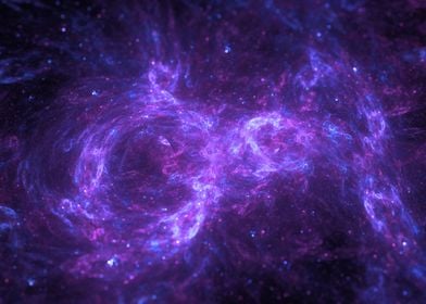 Purple galaxy