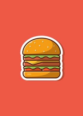 Burger Food Cartoon