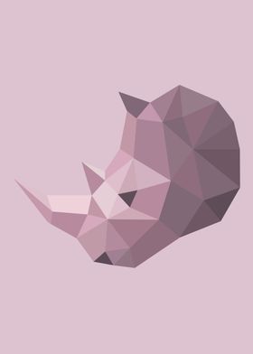 Low Poly Rhino 110