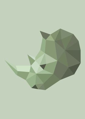 Low Poly Rhino 112