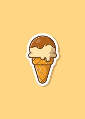 Ice Cream Cone Cartoon