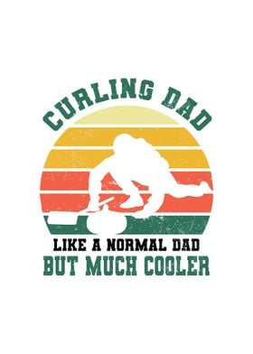 Curling Dad Winter Sports