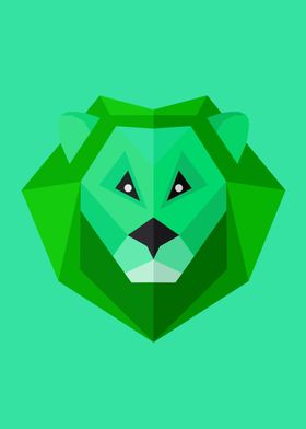 Low Poly Lion 140