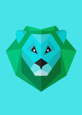 Low Poly Lion 141