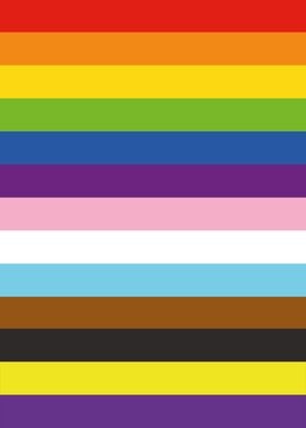 Inclusive Pride Flag Color