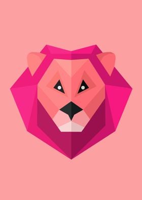 Low Poly Lion 143