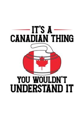 Curling Canadian Gift Idea