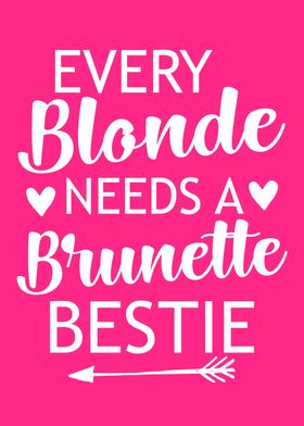 Blonde And Brunette Girls