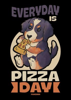 Everyday Is Pizza Day Dog 