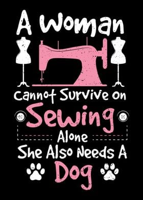 Women Life Is Good Sewing Makes It Better Poster for Sale by Lovonda