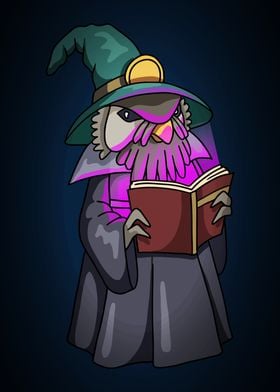 Owl Animal Wizard Magician