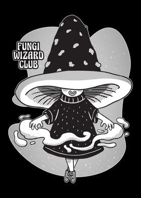 Cute Mushroom Wizard