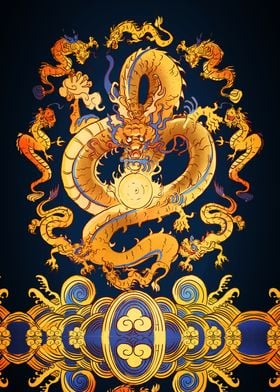 Oriental Ornament Dragon