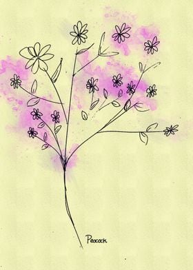 flower drawing 