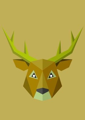 Low Poly Deer 179