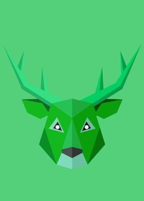 Low Poly Deer 180