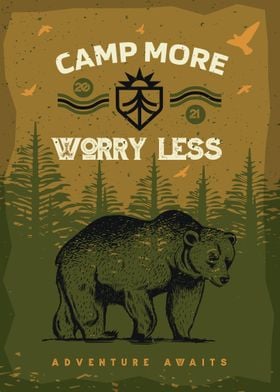 Camping Bear