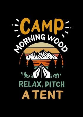 Camp Morning Wood