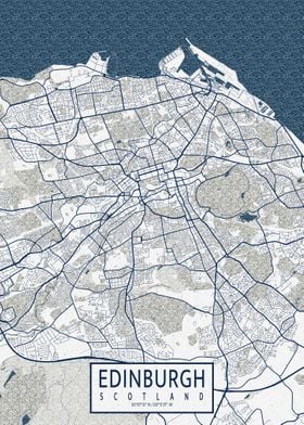 Edinburgh Map Coastal