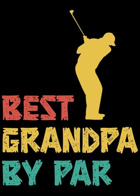 Golfer Grandpa Golf Ball