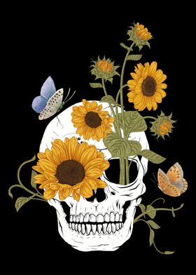 Skull Sunflower Gardening
