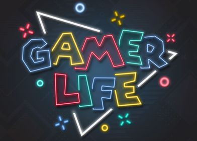 Game Life Neon Sign