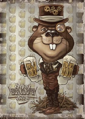Beaver Enjoy Craft Beer 
