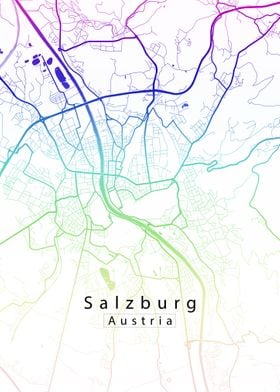 Salzburg City Map