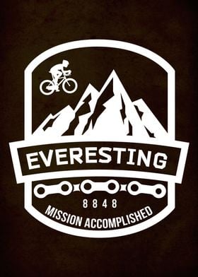 Everesting challenge 8848m