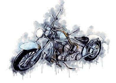 Custom Motorcycle Art