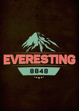 Everesting to 8848 meters