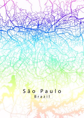 Sao Paulo City Map