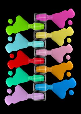 Nail Polish Tubes Make Up