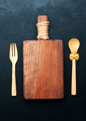 Chopping board spoon