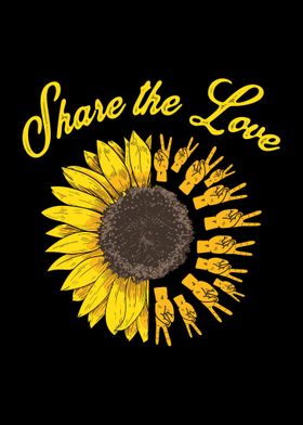 Sunflower Love Peace