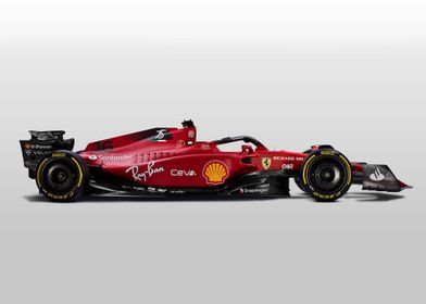 Ferrari F1 75 2022 racing