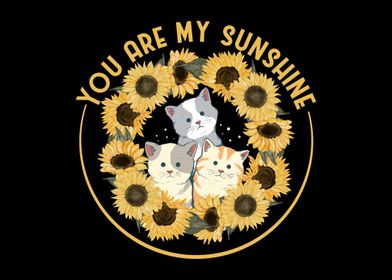 Sunflower Cats Flowers