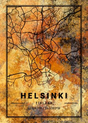 Helsinki Finland Map