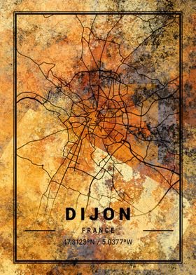 Dijon France Map