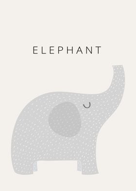 Cute Elephant Portrait