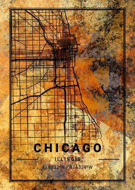 Chicago Illinois Map