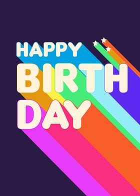 Happy Birthday Typography